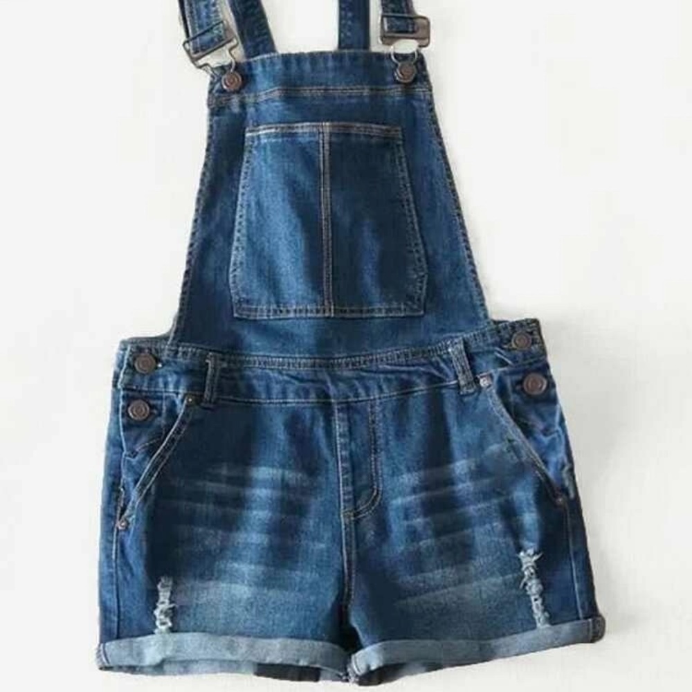 Jean Shorts Overalls